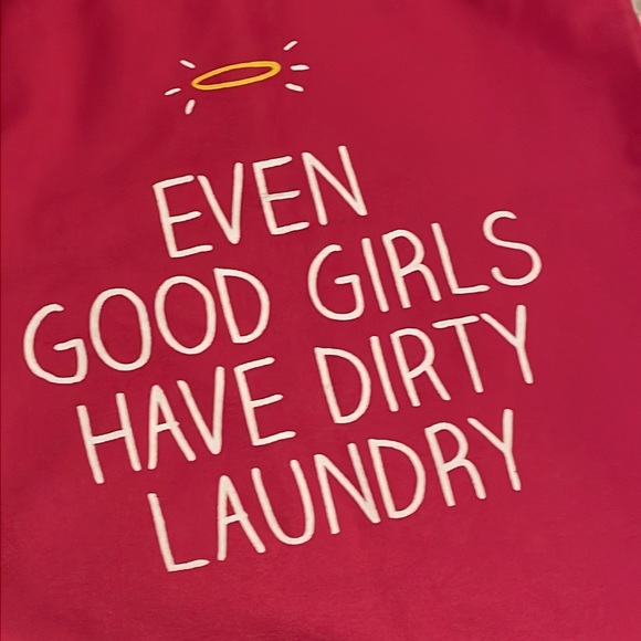 Travel laundry bag - “Even Good Girls Have Dirty Laundry” - Picture 6 of 6
